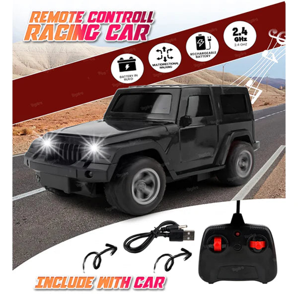 Rechargeable Remote Control Car for Kids – GY9798 | Music & Lights | High-Speed RC Toy Vehicle (Pack of 1)