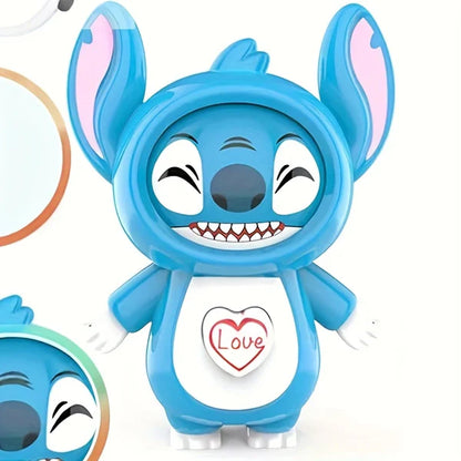 Rotating Face Keychain - 1 Pc