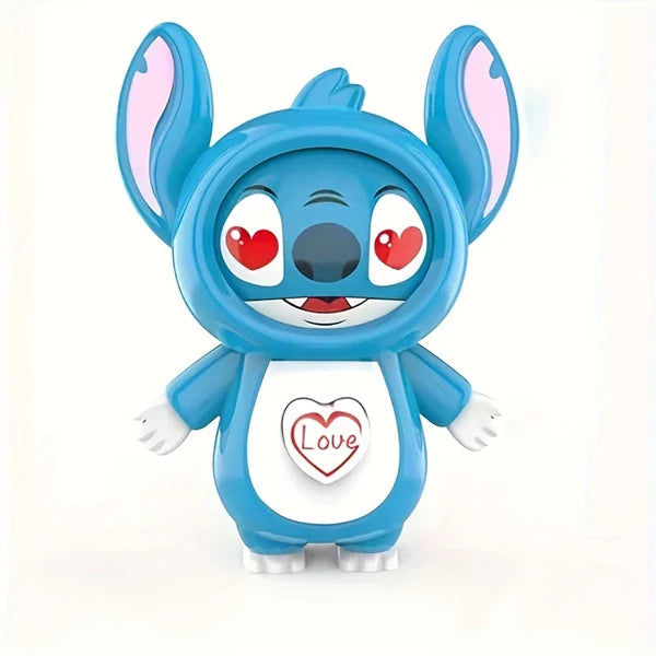 Rotating Face Keychain - 1 Pc