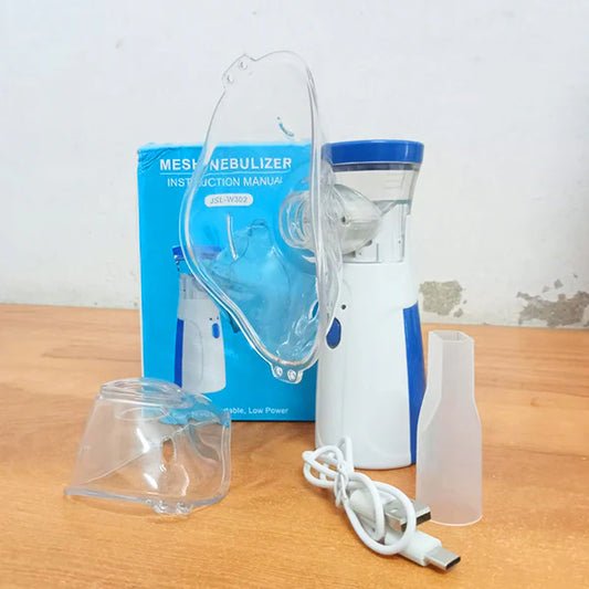 Portable Silent Nebulizer for Kids & Adults – USB & Battery Operated