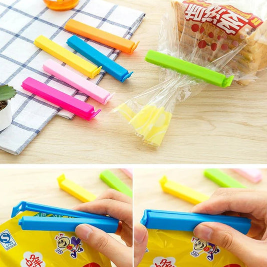 Food Bag Sealing Clips (18 Pcs, Multicolor)